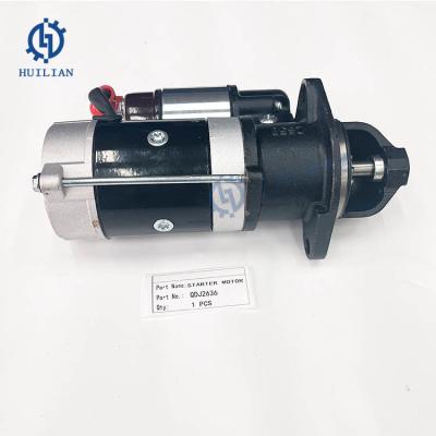 China Engine Parts Starter Motor QDJ2636 24V 11T 5.0KW Excavator Spare Parts for sale