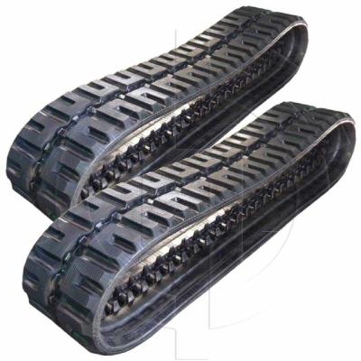 China Construction Rubber Tracks Fits 230x43x72 320X86X50 Crawler Excavator Rubber Tracks For CATEEEEEE for sale