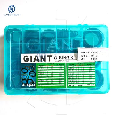 중국 여분인 코마츠 굴삭기를 위한 435PC 굴삭기 O링 상자 거대기업 코마츠 O링 장비 판매용