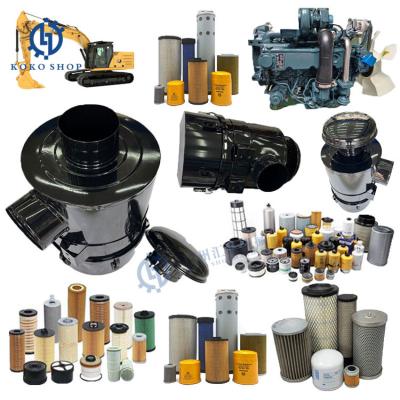 China 336 315 PC210 EX330 EC330 E320 ZX490 PC360 ZX350 R210LC Universal Excavator Oil Air Fuel Pre Filter for sale