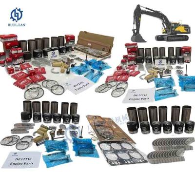 Cina DE12 DE12T DE12TIS D2366 Macchine Parti del motore Kit anello a pistoni Escavatore Motore di rivestimento Anello a pistoni Set in vendita