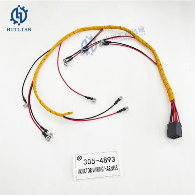 China 305-4893 3054893 Fuel Injector Wiring Harness Excavator Nozzel Harness 305-4893 For 320D for sale