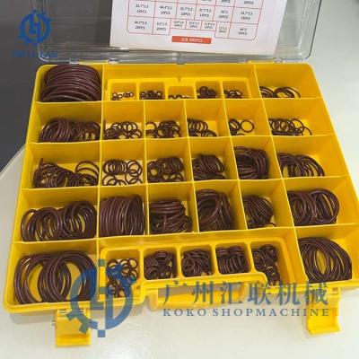 Китай 590PCS Standard O-ring box JCB O Ring Set for Excavator GATANT NBR Nitrile O Ring Seal Box Excavator Repair Oring Kit продается