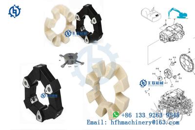 China Acoplamiento de Engine Drive Shaft del excavador de la correa eslabonada, acoplamientos de la transmisión de poder de la rueda volante en venta