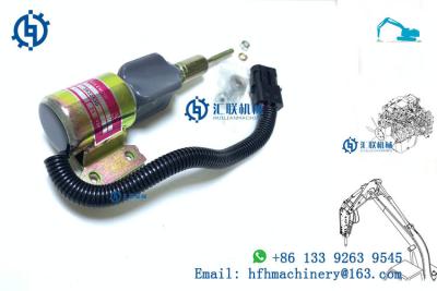 China Hyundai Excavator Electric Parts 3932530 Engine Stop Solenoid Valve R220LC-5 Cummins 6BT for sale