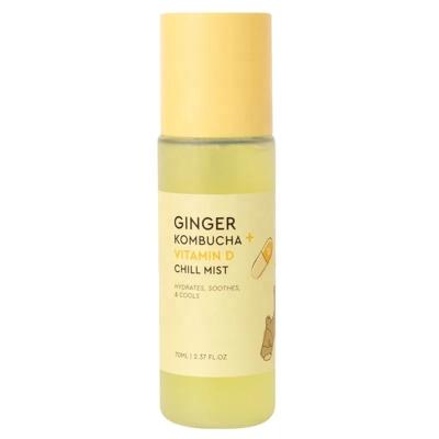 China Private Label Ginger Kombucha Vitamin D Cold Mist Face Toner Spray Toner for sale