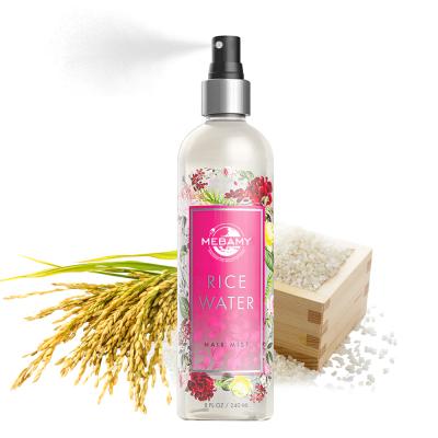 China Organic Loss Prevention Private Label Rice Water Hairspray Dry Kinky Curly Hair Nourishing Hydration Mist for sale