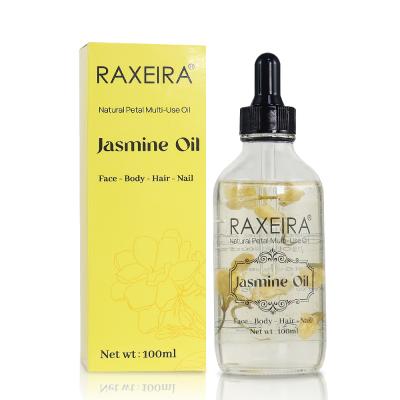 China Skin Revitalizer Private Label Skin Care Natural Petal Jasmine Multi-Use Oil for Face Body and Hair for sale