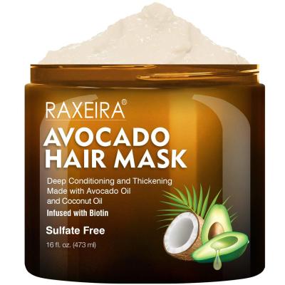 China Private Label Avocado Coconut Hair Nourishing Natural Deep Treatment Mask for sale