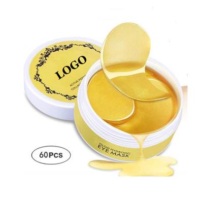 China Anti-Wrinkle OEM 24K Gold Anti Wrinkle Eliminate Eye Bag Collagen Crystal Eye Mask for sale