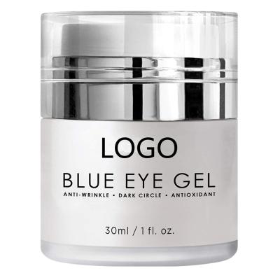 China Anti-Puffiness Best Private Label Anti-Puffiness Blue Eye Cream Pure Gel Under Eye for sale