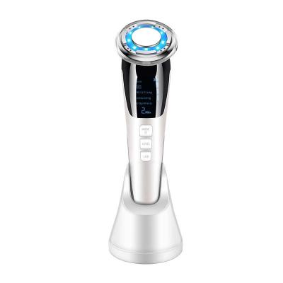 China Thoroughly Remover Home Use Beauty Instrument Facial Massage Hot And Cold Presentation Instrument Led Skin Rejuvenation Instrument Light Vibration Massager for sale