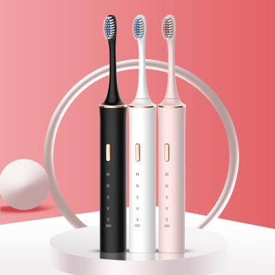 China Soft 2022 new design rechargeable electric toothbrush with cheap price and beautiful profile electric toothbrush for sale