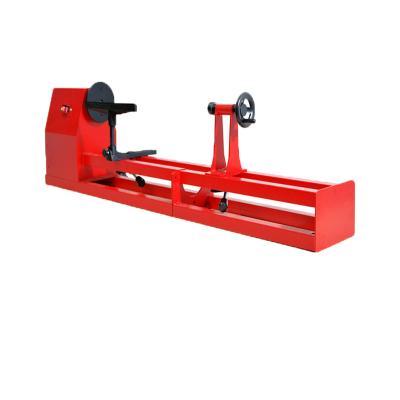 China Construction Material Stores Mini Wood Lathe Turning Machine With Chuck For Handle Tools for sale