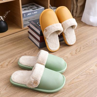 China Fashion Waterproof Shoes Woman Slipper Warm Female Slippers Home Outdoor Slippers for sale