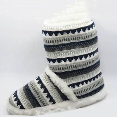 China Wholesale Flat Girl Home Slip Plush Non Knit Exquisite Comfort Boots for sale