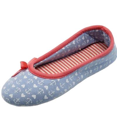 China Durable Cheap High Quality Ocean Love Price Ballet Indoor Home Slippers For Sale for sale