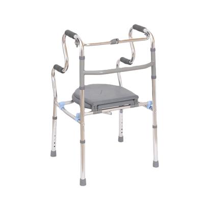 China Lightweight Folding Portable Mobility Walker Prices For The Elder Healthcare Disabled Adults Walking Aids for sale