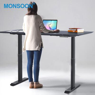 China OEM Foldable Technology Custom Popular Popular Height Table Standing Electric Adjustable Height Desk Wholesale for sale