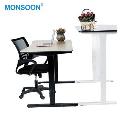 China Foldable Height Adjustable Home Office Computer Desk Table Sit Stand Desk Modern Standing Desk for sale