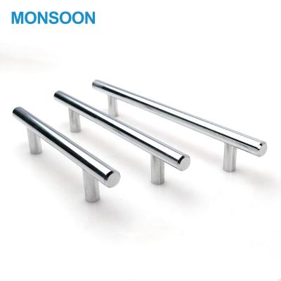 China Monsoon Contemporary Modern Style High Quality 304 Stainless Steel T Shape Handle For Interior Door Furniture Handles for sale