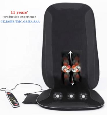 China Best Portable Back Massager Portable Car Massage Cushion with Patent Shiatsu Kneading and Vibration for sale