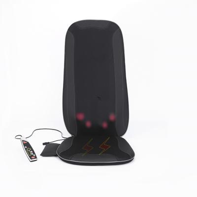 China Smart back massager seat cushion massage car body massage shiatsu kneading infrared heating for sale