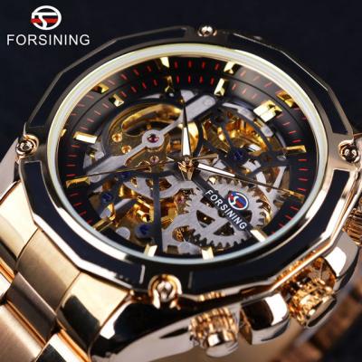 China Cheap custom forsining china watch men's automatic mechanical watch skeleton watch men water resistant for sale