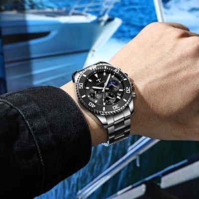 China China factory direct antimagnetic double time watch quartz watches for men for sale