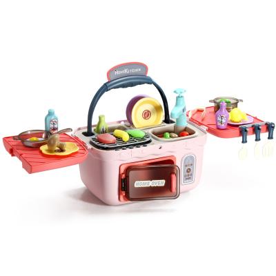 China Pretend Play Toy Set Toy Kitchen Sets Pretend Happy Play Kids Kitchen Set Toys Cooking Sets For Kid for sale