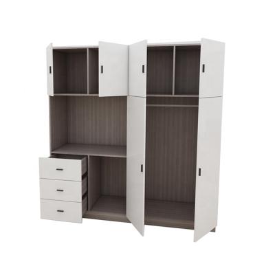 China Popular fashion simple and beautiful convertible wardrobe storage bedroom wardrobe for sale