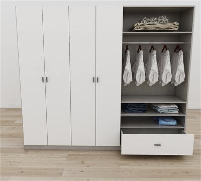 China Factory Outlet Modern Minimalist Convertible Storage Wardrobe Bedroom Support Wardrobe for sale