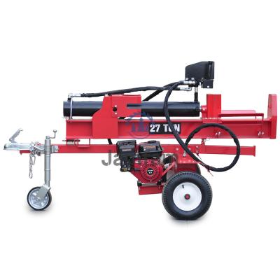 China Hotels Vertical Hydraulic 27t Log Splitter With 3 Adjustable Work Table for sale