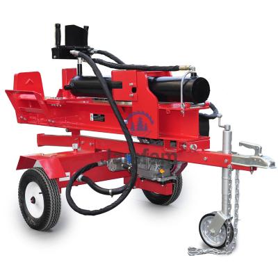 China Hotels Log Splitter with Hydraulic Electric Log Lift and 120 Knife Gasoline 9HP 35ton Adjustable Crosswood Supplied Log Splitter for sale