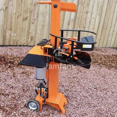 China Cultivate Jamfam 8t ELECTRIC VERTICAL wood splitting machine for sale log splitter for sale