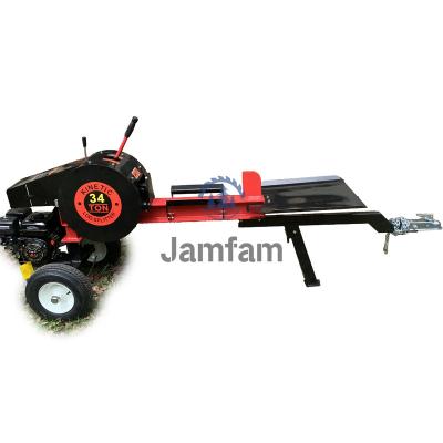 China Trusses JAMFAM 2 Way Wedge Fast Speed ​​Kinetic Automatic Log Splitter For Tree Farm for sale