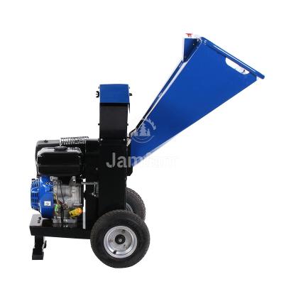 China Farms Jamfam Gasoline Engine 420cc Heavy Duty Garden Chipper Shredder Wood Mulcher Forestry for sale