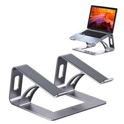 China Customized Excellent Metal Pattern Aluminum Alloy Laptop Holder Notebook Stand Desktop Computer Portable Stand for sale