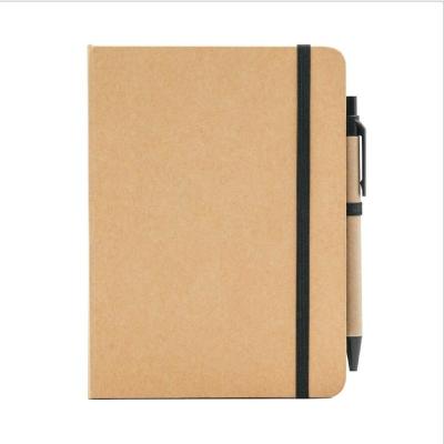 China Six Loose Leaf Business Craft Notebook Gold Foil Logo Eco-Friendly Paper Custom Makers for sale