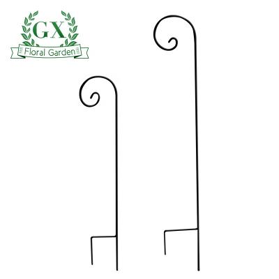 China Traditional Shepherd Hooks - Expandable Garden Planter Stakes for Bird Feeders, Lights, Lanterns Inside Loop Metal Daily Ornaments 36-84