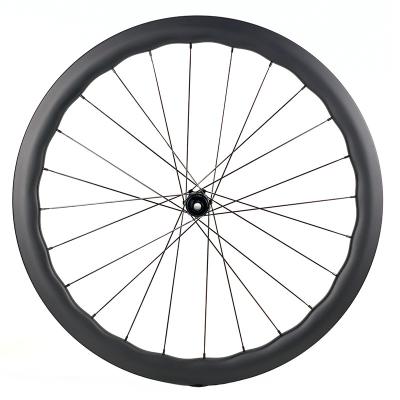 China Road Bikes 2021 Taiwan 700c Cycle Wheel Rim Bicycle Road Bike Carbon Fiber Wheelset for sale