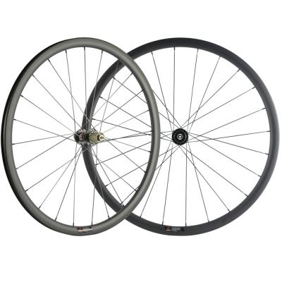 China Road Bikes Cheap Price Bicycle Carbon 700C Cycle Rim Bike Wheel With Novatec Hubs for sale