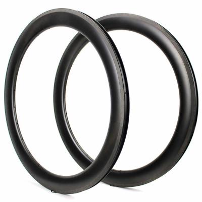 China Road Bikes 2021 China 700 Carbon Fiber Cycle Wheel 60Mm Trail Bike Rim for sale