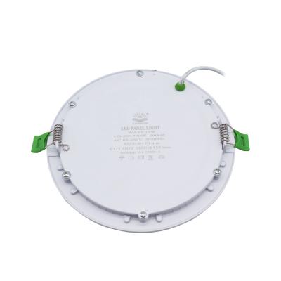 China Industrial High Efficiency 2700K 6500k Modern Touch Led Round Ultra Thin Panel Light for sale