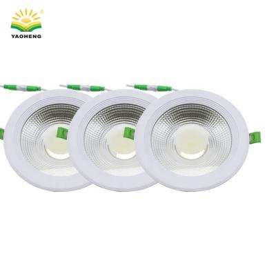 China Modern hot sale ceiling recessed AC 85v 265V 20w COB celing down recessed pot lights for sale