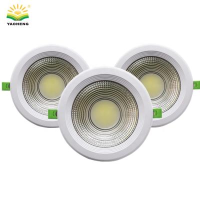 China Modern Cheap Price Home Source Aluminum Plastic Economy Led Downlight Recessed Mounted Ceiling for sale