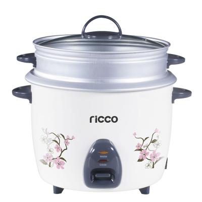 China Hot Selling Household 1000W 2.8l Drum Rice Cooker With Steamer for sale