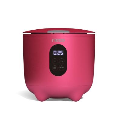 China Hotel 2021 new design plastic electric digital rice cooker mini 0.4L multi function home appliance for sale