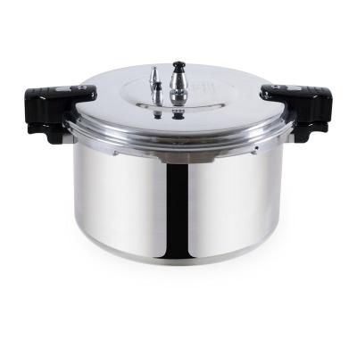 China Large Sustainable Aluminum Pressure Cooker With Safety Valve 15L/18L/23L for sale