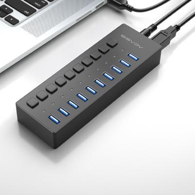 China Mobile Devices .desk Computer Thunderbolt 7 in 1 USB C Hub for Multifunction Laptop Splitter Expansion Adapter for sale